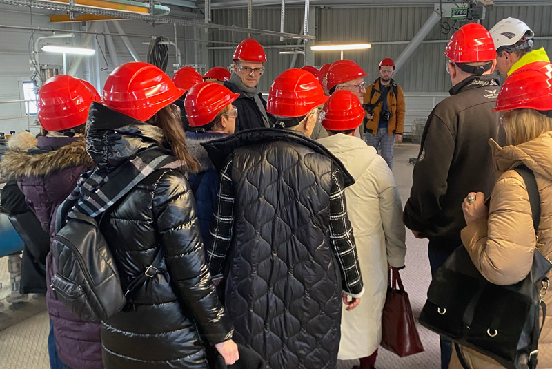 Wizyta mieszkańców miasta i gminy Inowrocław w instalacji termicznego przetwarzania odpadów w Großräschen